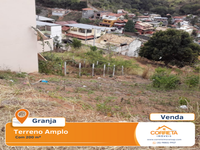 Terreno para Venda GRANJA 03 DE OUTUBRO Além Paraíba