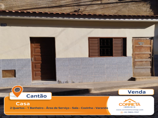 Casa para Venda Cantão Além Paraíba