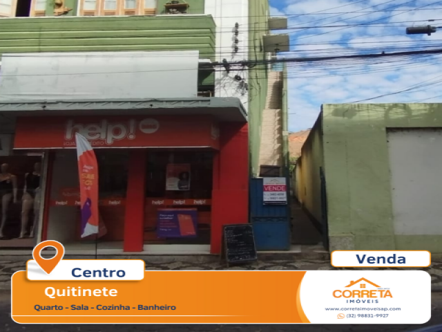 Kitnet para Venda Centro Além Paraíba 