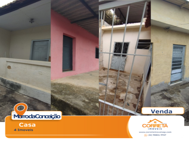 Casa para Venda Morro da Conceição Além Paraíba