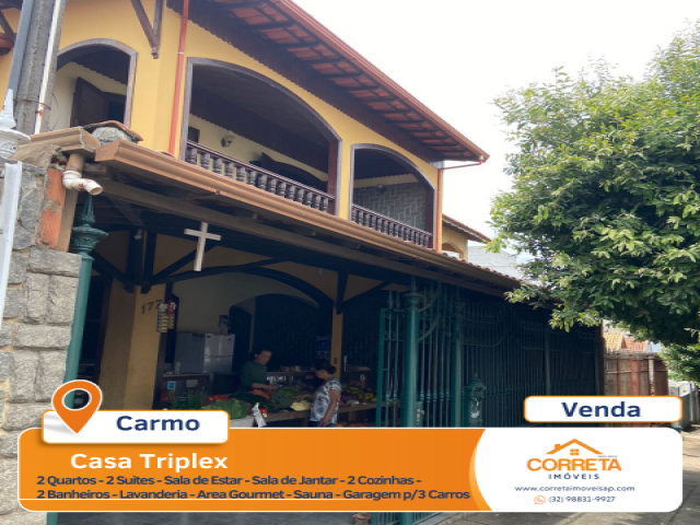 Casa para Venda CENTRO  Carmo