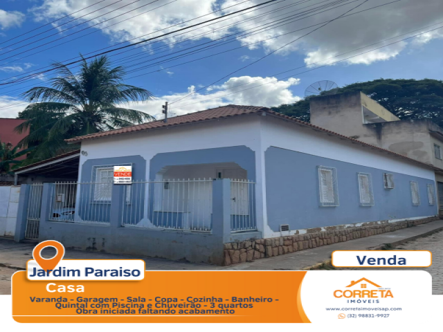 Casa para Venda Jardim Paraiso Além Paraíba