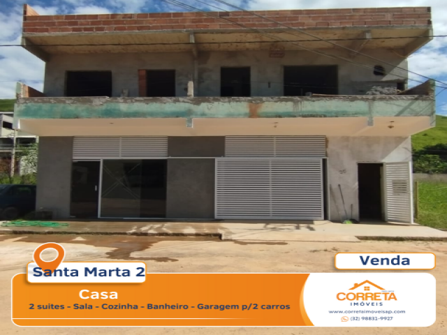 Casa para Venda Santa Marta 2 Além Paraíba